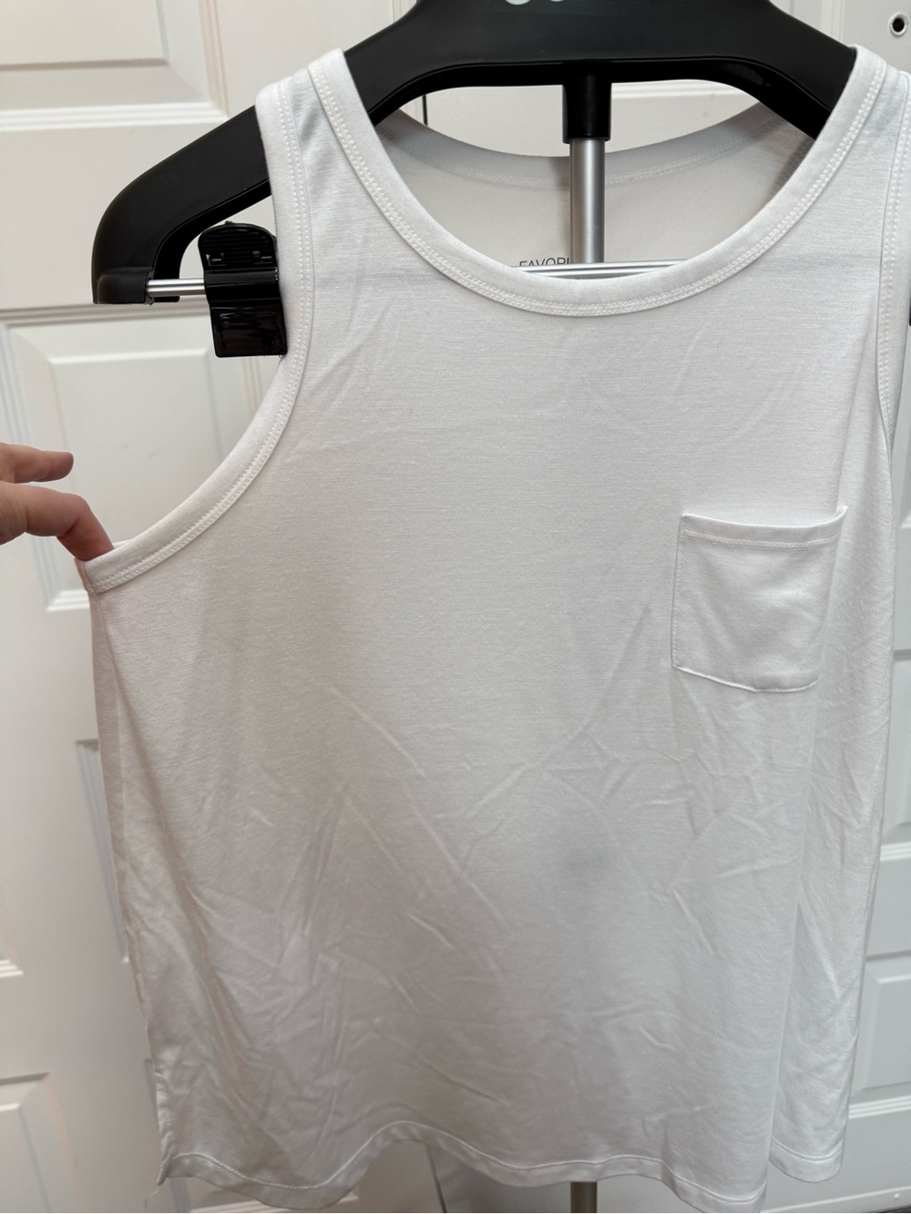 SO White Women's Pocket Tank Top - Picture 2 of 5